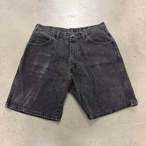 Vintage 90's Wrangler Black Denim Jean Shorts